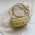 Handbag Texture Casual All-Match Diamond Small Bag New Single Shoulder Messenger Bag Western Style Trendy Women's Bags