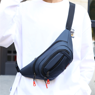 Waist Shoulder Bag Waterproof Wear-Resistant Shoulder Bag Unisex Solid Color Small Bag Outdoor Sports Mobile Phone Bag