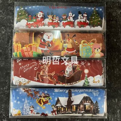 Cute Christmas Children's Pencil Case Student Stationery Receiving and Receiving Bag