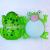Tiktok Same Style Leap Frog Inflatable Luminous Frog Balloon Children's Water Frog PVC Inflatable Ground Toy