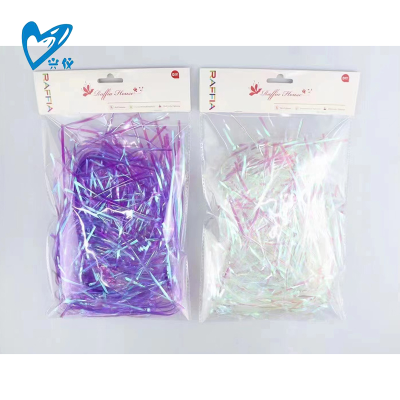 Large Wholesale Pleated Fruit Packaging Candy Gift Box Filling Color Shredded Paper Raffia Silk Paper Batch