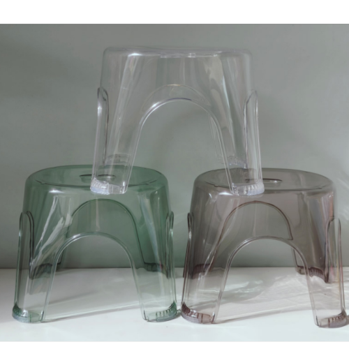 8139透明小凳子家用换鞋凳创意儿童矮凳客厅茶几旁边的塑料板凳