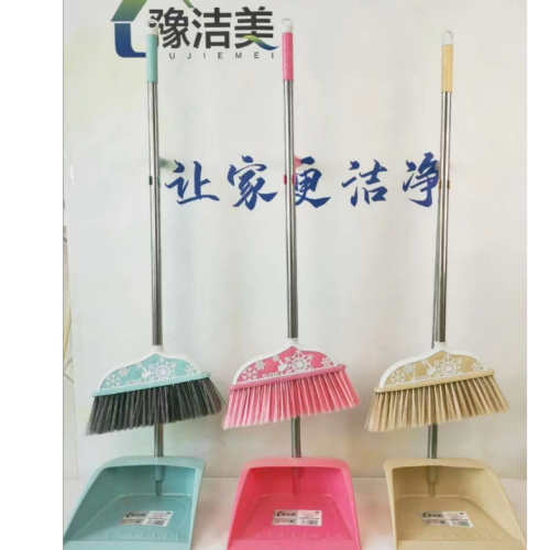 8819扫把簸箕套装组合家用扫帚刮水器不粘头发撮箕扫地神器