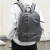 Cross-Border Solid Color Student Schoolbag New Fashion Brand Wholesale Quality Men's Bag One Piece Dropshipping 3198
