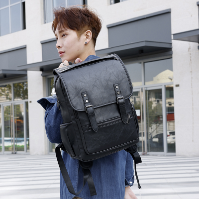 2023 New Factory Direct Sales Backpack Simple and Elegant Bag Quality Men's Bag Schoolbag One Piece Dropshipping 048