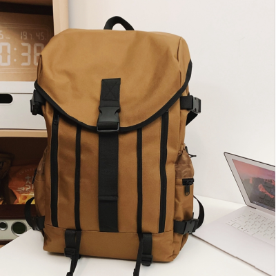 Street Trend Backpack Wholesale Korean Style Large Capacity Outdoor Travel Quality Men's Bag One Piece Dropshipping