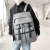 Cross-Border Fashion Casual Student Schoolbag Wholesale Large Capacity Quality Men's Bag One Piece Dropshipping 0754