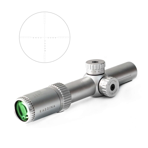 carina ztf1.2-6x24 silver quick sight + one-piece bracket hd thin wall silver telescopic sight anti-seismic