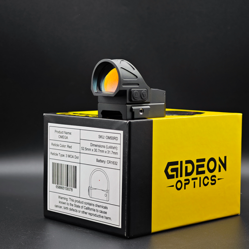 gideon omega original red dot/green dot 1500g anti-seismic ipx7 waterproof steel battery cover