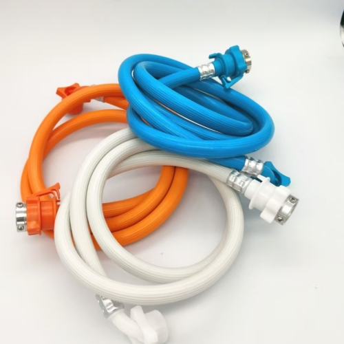 Washing Machine Inlet Pipe Automatic Washing Machine Water Pipe 1.5 M Outlet Pipe Delay Pipe PVC Universal Connector