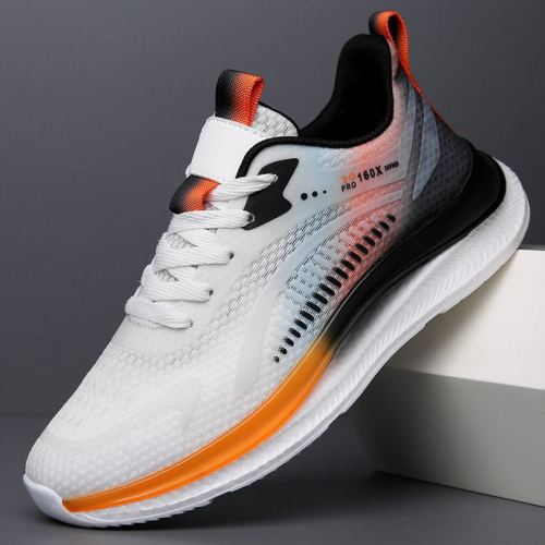 Mesh Sneaker Men‘s Shoes 2023 Summer Breathable Soft Bottom Running Shoes Casual Shoes Anti-Skid Shock Absorption Sneaker Men‘s