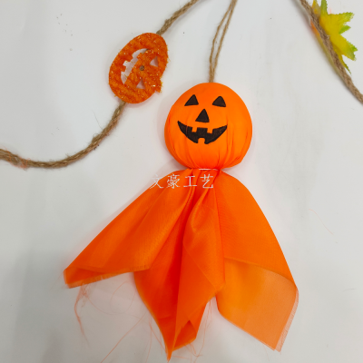 SOURCE Manufacturer 158cm Halloween Pumpkin Decoration Cross-Border Artificial Pendant Holiday Party Hemp Rope Supplies