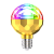 Colorful Rotating Light Bulb LED Stage Lights RGB Football Magic Ball Ambience Light Golden Rotating Small Magic Ball Bulb