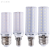 LED Bulb Logger Vick Household 12w16w Corn Bulb E12 Screw Smart Variable Light with Three Colors Candle Bulb Chandelier