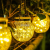 Solar Crack Hanging Lamp Ball Glass Jar Lamp Outdoor Courtyard Tree Decorative Light Copper Wire Lamp LED Christmas Lamp