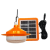 Led Emergency Bulb UFO Lamp Solar Panel Charging Outdoor Bright Camping Night Fishing Stall Light Solar Energy