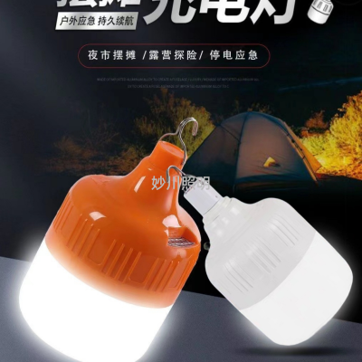 Led Chargeable Light Emergency Gao Fushuai Globe Outdoor Night Market Lighting Stall Waterproof USB Charging Emergency Bulb