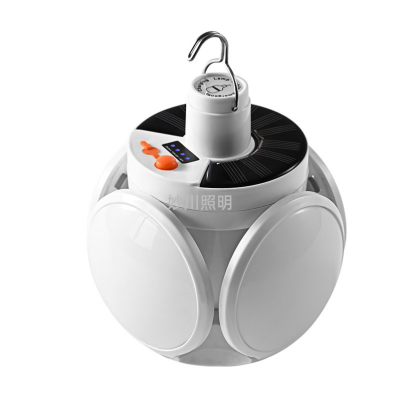 USB Rechargeable LED Solar Bulb 2023 Emergency Outdoor Night Market Lighting Football Light Solar Emergency Lamp