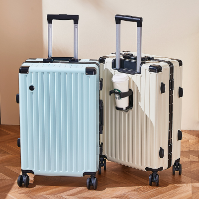 Practical Trendy Durable Trolley Case Male and Female Students Good-looking Universal Wheel Aluminum FrameSuitcaseYmd918