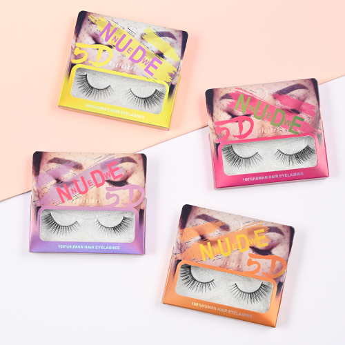 factory wholesale 10 pairs of 3d chemical fiber simulation false eyelashes simple and elegant natural three-dimensional cross eyelashes