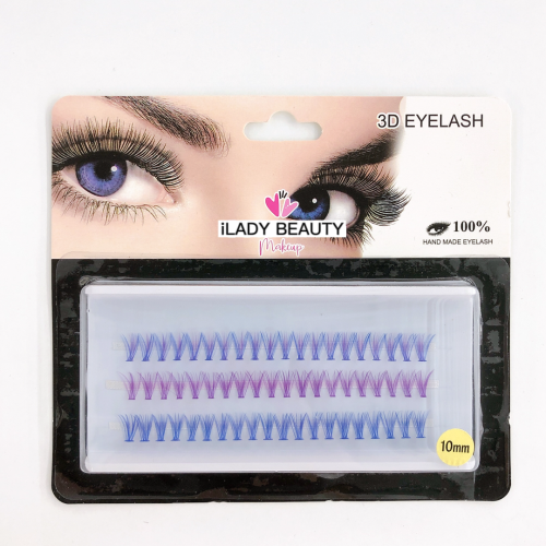 false eyelashes single cluster false eyelashes fairy hair self-grafting color segmented super soft natural simulation