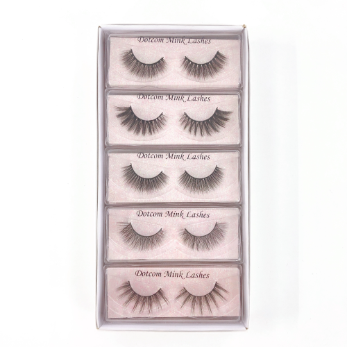 natural long hard stem false eyelashes thick big eyes in the middle barbie eyelashes