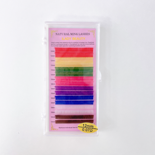 Color Grafting False Eyelashes single Grafting False Eyelashes Natural Long Grafting Color Close Row Eyelash Planting Eyelashes 