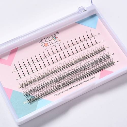 cartoon little devil has cut single cluster split false eyelashes female natural simulation fairy self-grafting eyelashes