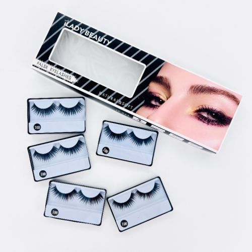 10 pairs of self-adhesive false eyelashes natural thick simulation reuse eyelash cross-border new products wholesale