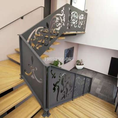 Exquisite Stair Handrail Balcony Fence Fence Indoor and Outdoor Stair Handrail Safety Protective Grating Home Villa Hotel