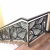 Exquisite Stair Handrail Balcony Fence Fence Indoor and Outdoor Stair Handrail Safety Protective Grating Home Villa Hotel