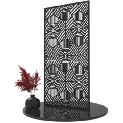 Modern Minimalist Metal Screen Partition Living Room Entrance Restaurant Hotel Decorative Suspended Ceiling Background Wall Hollow Carved