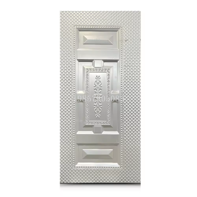 Foreign Trade Hot Selling Source Manufacturers Anti-Theft Embossed Door Panel Cold Rolled Plate Galvanized Plate Various Styles Available Entry Door