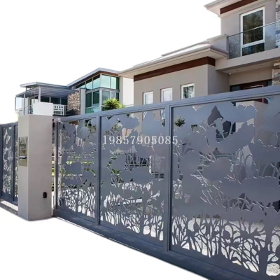 Factory Supply Laser Cutting Metal Fence Protective Grating Hollow Carved Villa Community School Courtyard Balcony