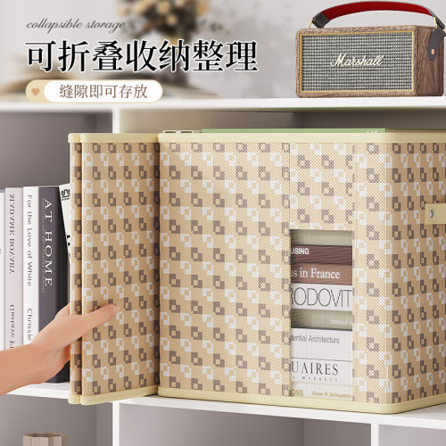 跨境新品无纺布方型收纳盒桌面收纳盒家用抽屉式收纳箱储物柜收纳