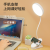 Table Lamp with Clamp Study Student Dormitory Home Eye-Protection Lamp Desk Led Rechargeable Desk Lamp Bedroom Bedside Lamp