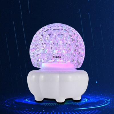 Pumpkin Pineapple Crystal Magic Ball Rgb Colorful Rotating Party Bar Ktv Stage Indoor Christmas Atmosphere Colored Lights