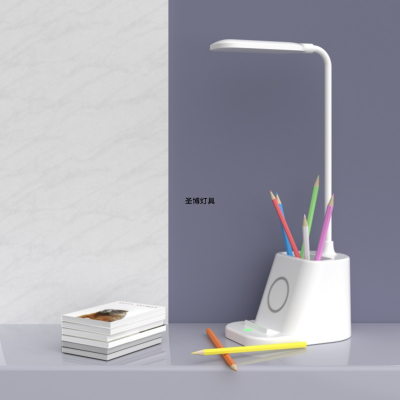 Factory New Cross-Border E-Commerce Smart Wireless Charger Cubby Lamp Folding Led10w Wireless Fast Charge Eye-Protection Lamp