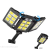 Outdoor Waterproof LED Solar Street Lamp Floodlight Folding Infrared Sensor Lamp Integrated Cob Solar Garden Lamp