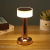 Retro Affordable Luxury Table Lamp Rechargeable Dining Room Table Light Touch Switch Atmosphere Bedside Small Night Lamp Bar Table Lamp