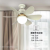 Remote Control Fan LED Light Ceiling Fan Mute Speed Control Fan Bulb E27 Universal Lamp Holder Removable Fan Blade