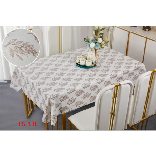 [haopai] pvc table fabric tablecloth face powder gold leaf yarn fabric tablecloth tablecloth waterproof oil-proof glitter lightning