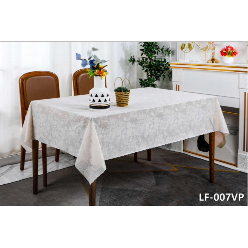 [haopai] tablecloth tablecloth pvc pure white pure beige c solid color lace elegant simple home decoration decorative coiled material