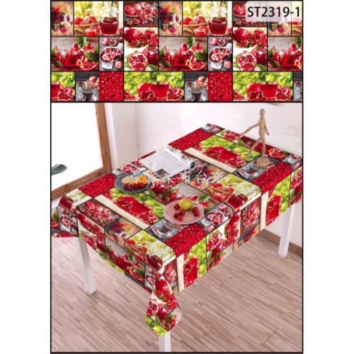 [haopai] pvc tablecloth tablecloth fruit and vegetable series waterproof and oil-proof party banquet decorative home