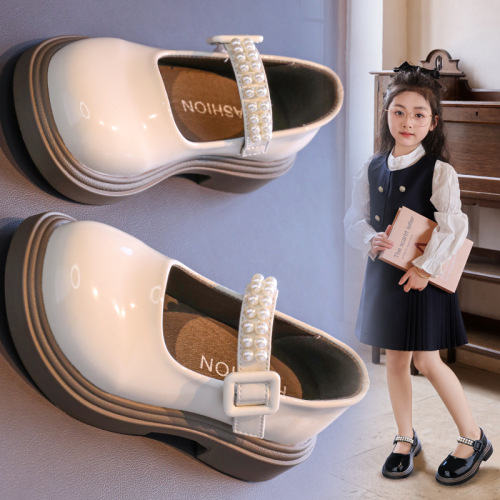 女童皮鞋玛丽珍儿童公主鞋2025春秋新款英伦风软底单鞋学生表演鞋