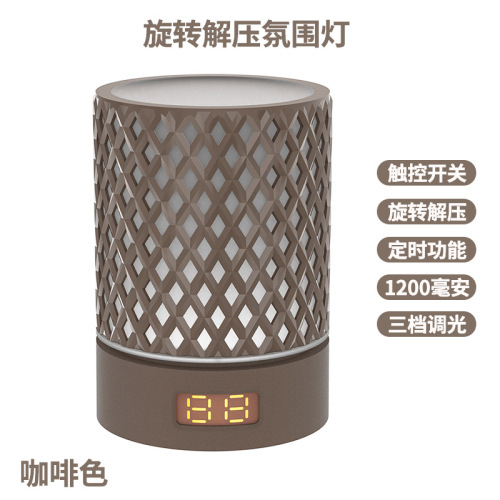 bedroom super endurance small night lamp baby feeding three-gear light adjusting rotating decompression colorful soft light creative bedside lamp