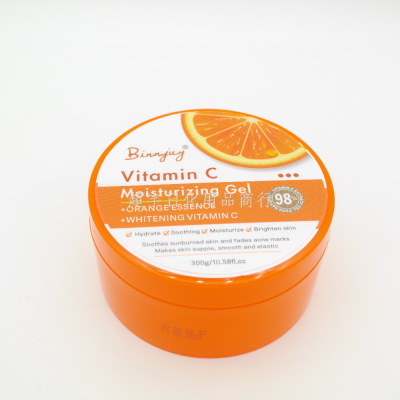Binnjuy Fragrant Citrus VC Moisturizing Gel Sun Damage Repair Calm Skin 300G Only for Foreign Trade