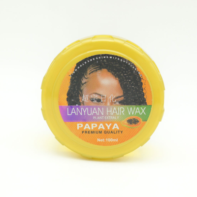 Yellow Pomade Hair Plastic Pomade 100ml Color Material Body