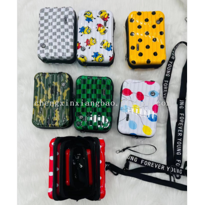 Travel Small Box Box Bag PVC Three-in-One Cosmetic Bag Mobile Phone Bag Waterproof Trend Women's Bag Source Manufacturer