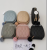 Wallet Card Bags Women's Bag Foreign Trade Custom round Double Pull Three Pull Mobile Phone Bag Messenger Bag Shoulder